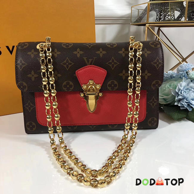 louis vuitton monogram victoire M41731 red - 1