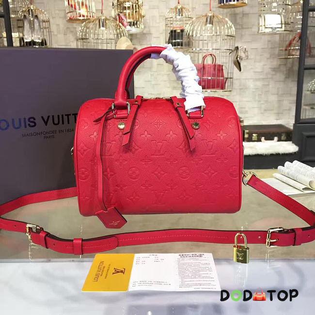 Fancybags Louis Vuitton SPEEDY 25 red - 1
