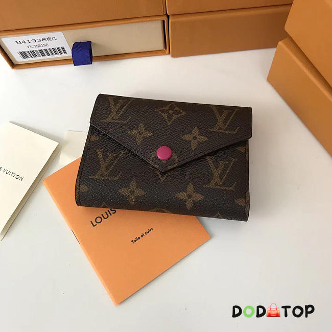 Fancybags Louis Vuitton Victorine wallet red - 1