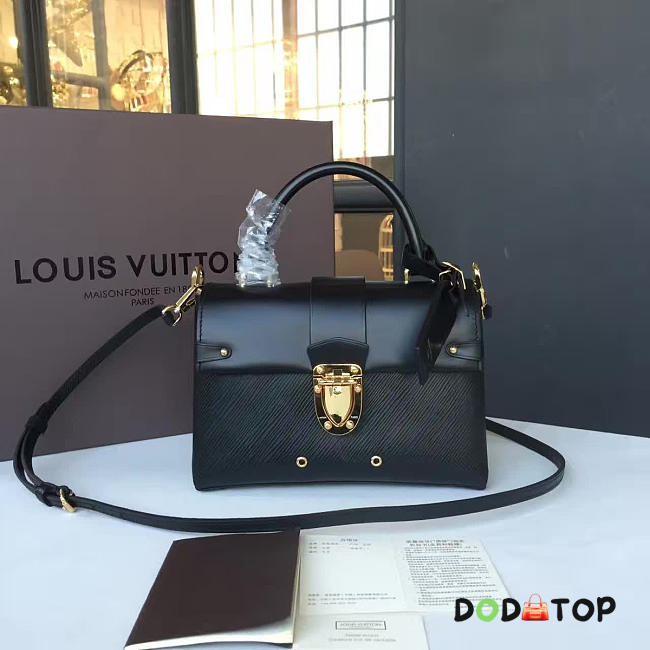 Fancybags 2017 louis vuitton 1:1 original leather one handle epi M51519 black - 1