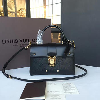 Fancybags 2017 louis vuitton 1:1 original leather one handle epi M51519 black