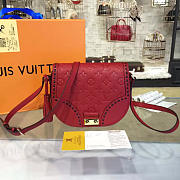 Fancybags louis vuitton original monogram empreinte leather junot M43144 red - 1