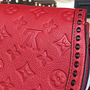 Fancybags louis vuitton original monogram empreinte leather junot M43144 red - 6