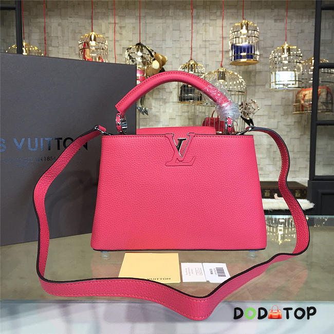 Fancybags Louis vuitton original taurillon leather capucines BB M90294 watermelon - 1