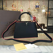 Fancybags Louis vuitton original taurillon leather capucines BB M94586 black - 6
