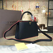 Fancybags Louis vuitton original taurillon leather capucines BB M94586 black - 5