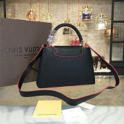 Fancybags Louis vuitton original taurillon leather capucines BB M94586 black - 4