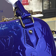 Fancybags Louis vuitton original monogram vernis leather alma BB  Navy blue - 2