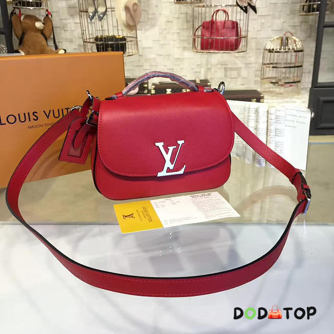 Fancybags louis vuitton original calfskin neo vivienne bag M54060 red - 1