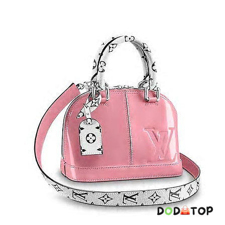 Fancybags Louis Vuitton Vernis Monogram Trim Alma BB Bag M54704 Rose Balle - 1