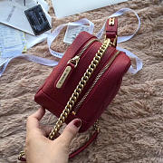 Fancybags Chanel Bowling Bag A69924 wine red 24cm - 6