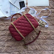 Fancybags Chanel Bowling Bag A69924 wine red 24cm - 4