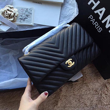 Fancybags Chanel 11.12 Flap Bag Balck