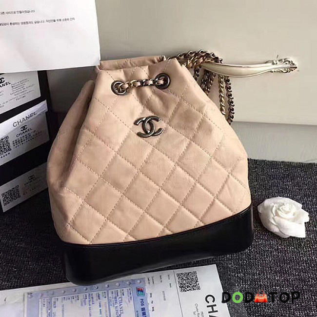 Fancybags Top Chanel Chanels Gabrielle Backpack Beige and Black A94485 VS01456 - 1
