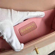 Fancybags Chanel Lambskin Medium Boy Bag A67086 Pink 2017 VS02922 - 5
