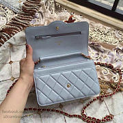 Fancybags Chanel Lambskin Mini Chain Purse Blue A81024 VS00744 - 6