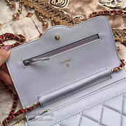 Fancybags Chanel Lambskin Mini Chain Purse Blue A81024 VS00744 - 5
