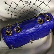 Fancybags Chanel Snake Leather Flap Shoulder Bag Blue A98774 VS07583 - 4