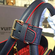 Fancybags Louis vuitton original monogram empreinte montaigne mm M41048 navy blue&red - 2