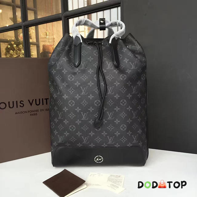 Fancybags  Louis vuitton original monogram eclipse explorer bag m40527 - 1