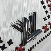 Fancybags louis vuitton top original epi leather twist mm M54899 white - 2
