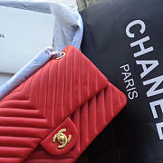 Fancybags Chanel 11.12 Flap Bag Red - 2
