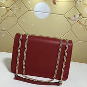 Fancybags Gucci GG Flap Shoulder Bag On Chain Red 510303 - 6