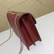 Fancybags Gucci GG Flap Shoulder Bag On Chain Red 510303 - 5