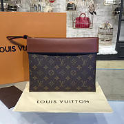 Fancybags Louis vuitton original monogram pochette tuileries clutch M64035 caramel - 1