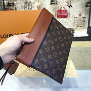 Fancybags Louis vuitton original monogram pochette tuileries clutch M64035 caramel - 5