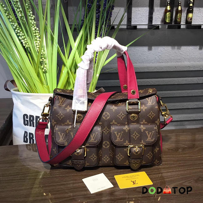 Fancybags louis vuitton top 1:1 original monogram manhattan M43482 Raisin - 1