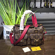 Fancybags louis vuitton top 1:1 original monogram manhattan M43482 Raisin - 1