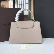 Fancybags  Louis vuitton original taurillon leather capucines pm M42237 pink - 4