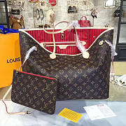 Fancybags Louis vuitton original monogram canvas neverfull gm red - 1