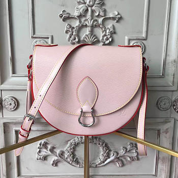 Fancybags louis vuitton original epi leather saint cloud bag m54155 pink