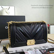 Fancybags Chanel Chevron Medium Boy Bag Black A67086 VS00849 - 4