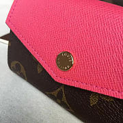 Fancybags Louis vuitton monogram sarah multicartes card holder M61273 rose red - 6