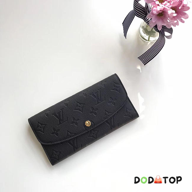 Fancybags  Louis vuitton monogram empreinte emilie wallet m62369 black - 1