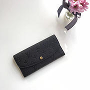 Fancybags  Louis vuitton monogram empreinte emilie wallet m62369 black - 1