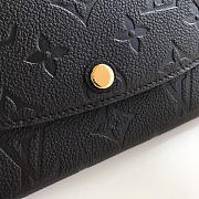 Fancybags  Louis vuitton monogram empreinte emilie wallet m62369 black - 6