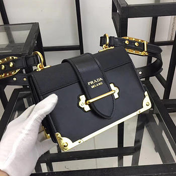 Fancybags Prada Cahier Bag 1BD045 Black