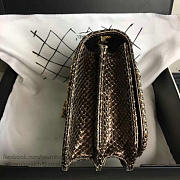 Fancybags Chanel Snake Leather Flap Shoulder Bag Gold A98774 VS00548 - 6