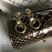 Fancybags Chanel Snake Leather Flap Shoulder Bag Gold A98774 VS00548 - 5