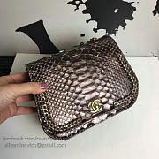 Fancybags Chanel Snake Leather Flap Shoulder Bag Gold A98774 VS00548 - 2