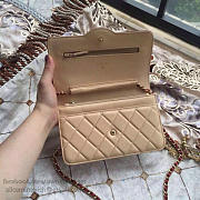 Fancybags Chanel Lambskin Mini Chain Purse Beige A81024 VS01851 - 6