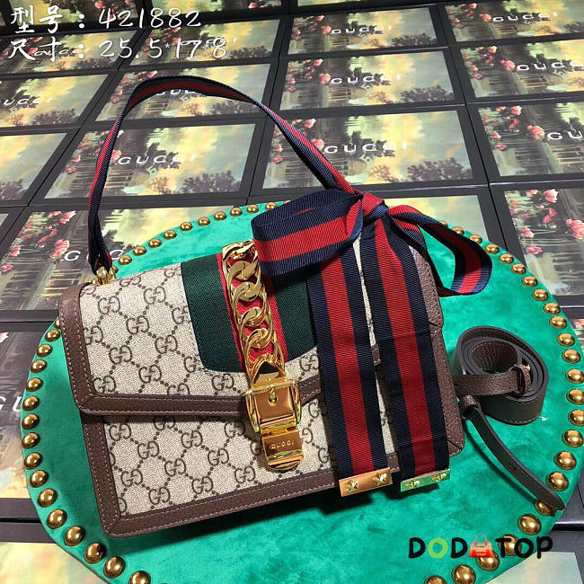 Fancybags Gucci Sylvie And Dionysus brown 421882 - 1