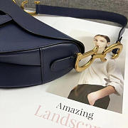 Fancybags Dior Saddle Bag Original Leather blue M0446 - 4