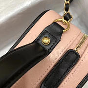 Chanel CC Filigree Medium Vanity Case Bag in Grained Calfskin A93343 Pale Pink Black 2017 - 5