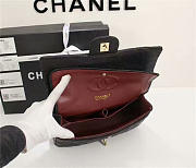 Chanel 1112 Caviar calfskin Double Flap Bag With Gold/Silver Hardware 25cm Black - 3
