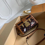 LV PETITE MALLE handbag  cat dog pattern M44407 - 1